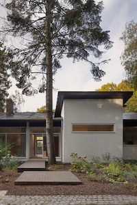 Fireplace-Centered Retro Bungalows Image 1