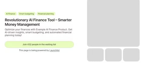 Pre-Launch Signup Tools