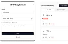 Automated Birthday Assistants