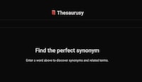 Minimalist Thesaurus Tools Image 1