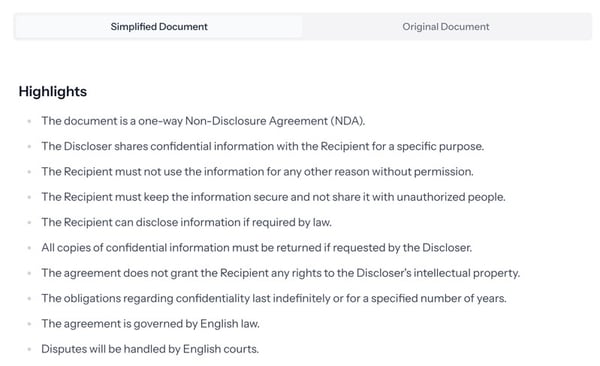 Legal Simplification Tools