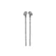 Silver Charmed Wired Earbuds Image 2