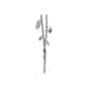Silver Charmed Wired Earbuds Image 3