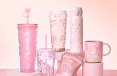 Posh Pink-Hued Cafe Merch