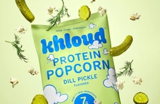 Pickle-Flavored Protein Popcorns