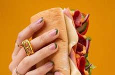 Sparkling Sandwich-Shaped Rings