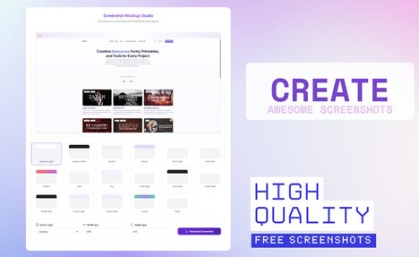 Smart Screenshot Mockups