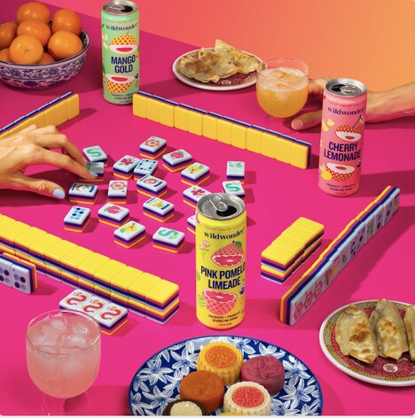 Beverage-Branded Mahjong Sets