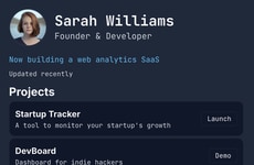 Developer Profile Cards