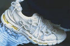 Artful Jewelled Running Shoes