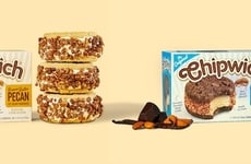 Nutty Ice Cream Cookie Sandwiches