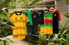 Vibrant Reggae-Inspired Soccer Jerseys
