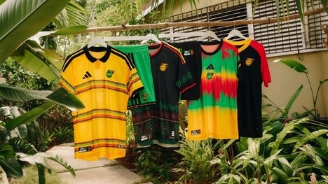 Vibrant Reggae-Inspired Soccer Jerseys