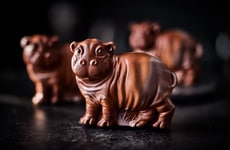 Hippo-Shaped Chocolates