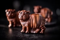 Hippo-Shaped Chocolates
