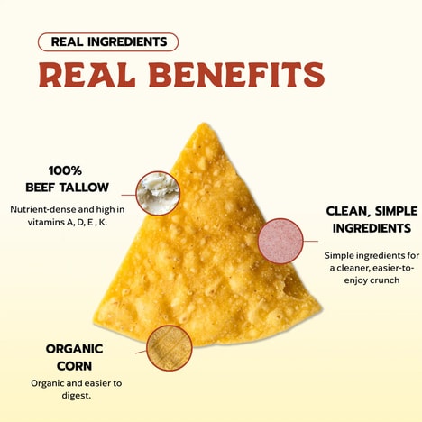 Beef Tallow Tortilla Chips