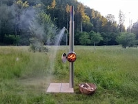 Wood-Fired Hot Showers Image 2