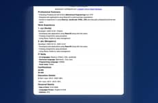 Resume Creation Tools