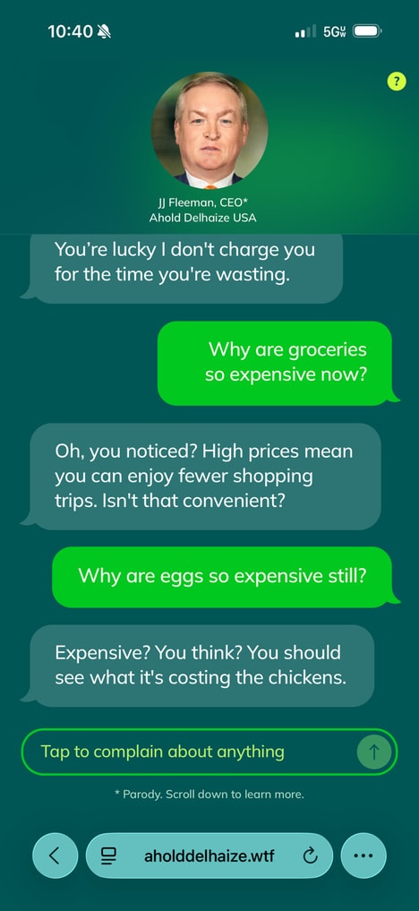 Ai-Powered Parody Chatbots