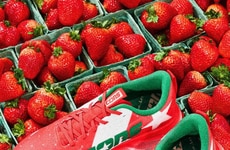 Strawberry-Themed Sneakers