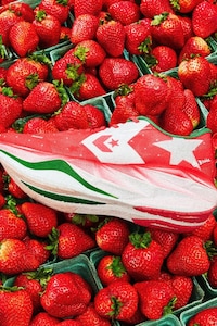 Strawberry-Themed Sneakers Image 2
