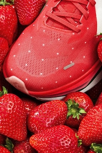 Strawberry-Themed Sneakers Image 3