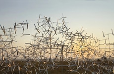 Wind-Powered Light Sculptures