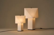 Lightweight Paper-Inspired Lamps