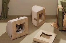 Accordion-Like Cat Shelter