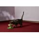 Wide Ceramic Cat Bowls Image 2