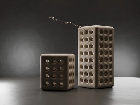 Perforated Marble Blocks