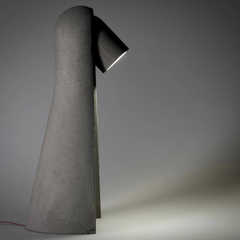 Rounded Concrete Lamps