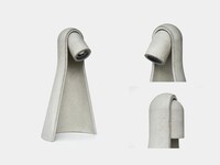 Rounded Concrete Lamps Image 2