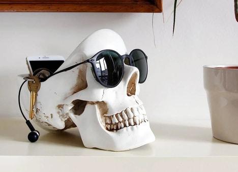 Skull Tabletop Organizer