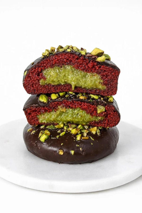Red Velvet Dubai Cookies