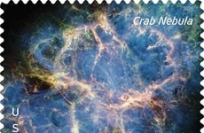 Outer Space-Inspired Postal Stamps