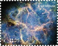 Outer Space-Inspired Postal Stamps