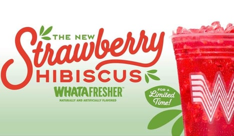 Florally Refreshing QSR Drinks