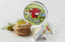 Spreadable Pickle-Flavored Cheeses