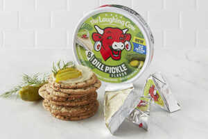 Spreadable Pickle-Flavored Cheeses: The Laughing Cow Dill Pickle Flavor ...