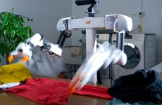 Teleoperated Laundry Folding Robots