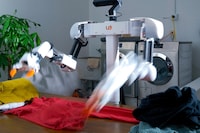 Teleoperated Laundry Folding Robots Image 1