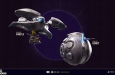 Armored Flying Flame Drones