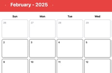 Calendar Habit Trackers