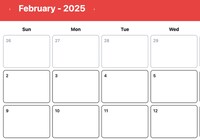Calendar Habit Trackers Image 1