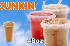 Oversized Cafe Drink Sizes