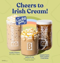 Irish Cream Coffee Menus Image 1
