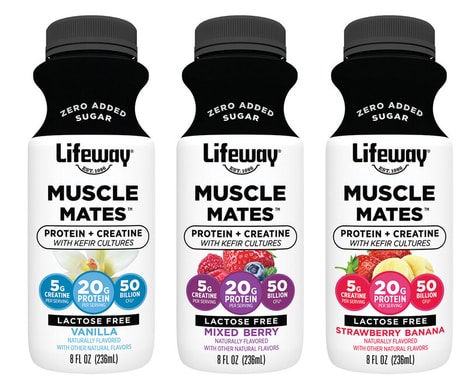 Muscle-Focused Yogurt Beverages