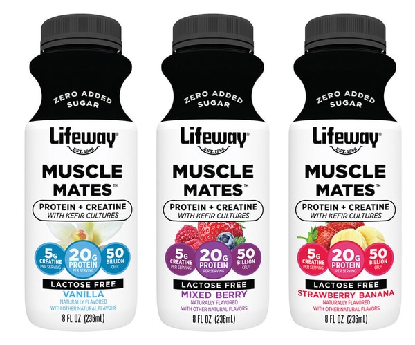 Muscle-Focused Yogurt Beverages