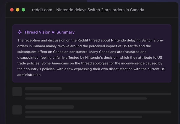 Social Thread Summarizers